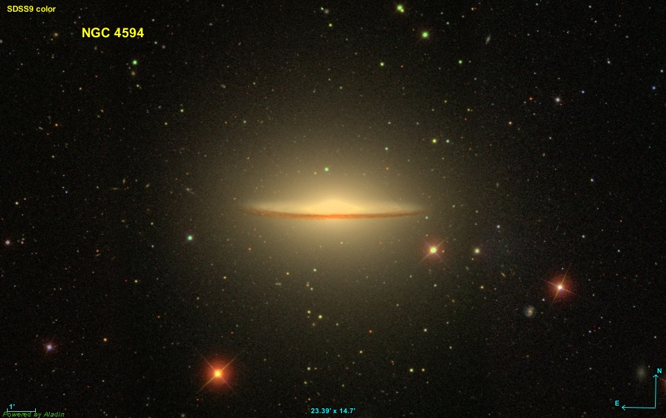 Galassia Sombrero M104